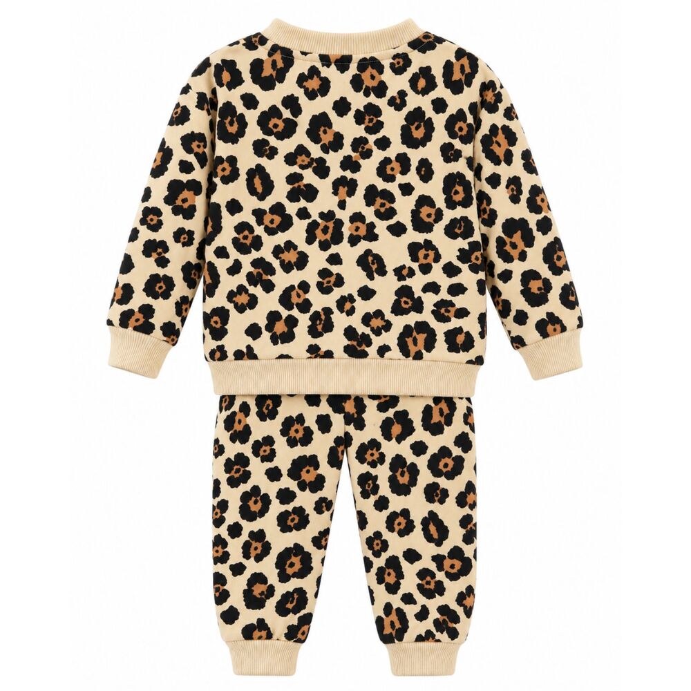 Hello Kitty Leopard Print Sweatshirt & Jogger Set – Toddler 4T NWT - Image 2