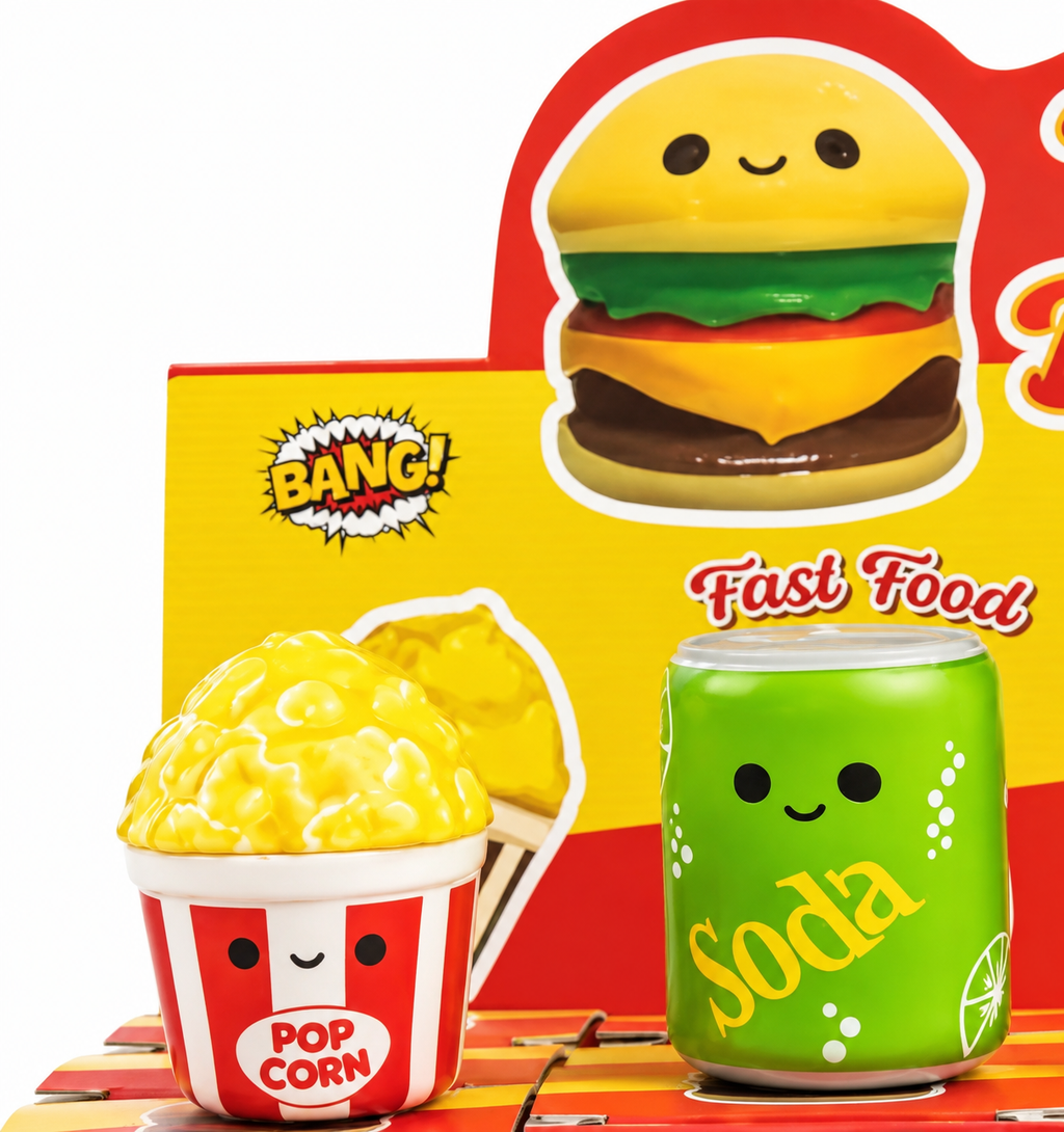 Tasty Burgers Slow Rebound Squishy Toy Set